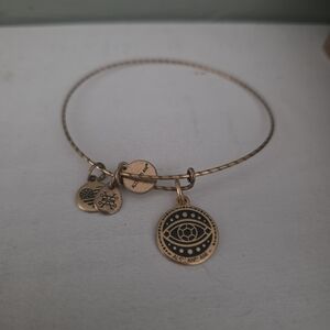 Alex and Ani Gold Charm Bracelet
